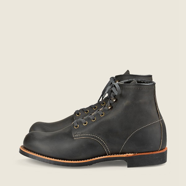 Bottes Red Wing Heritage - Blacksmith - 6-Inch Rough & Tough Cuir - Grise Foncé - Homme 347QMTWHE